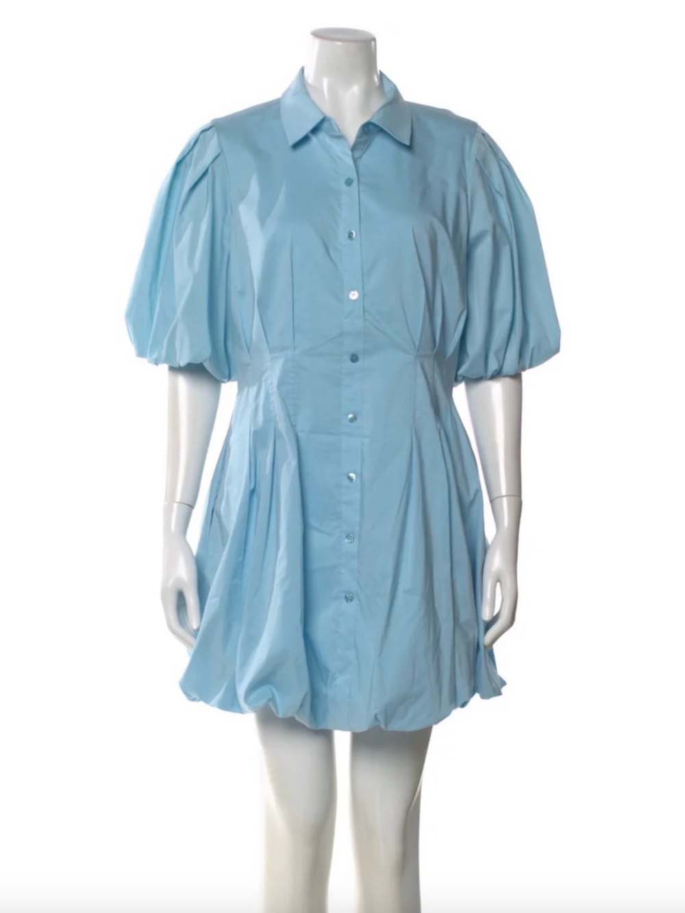 Jonathan simkhai Light Blue Puff balloon mini Dress